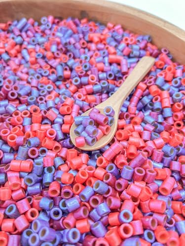 Image of 4 Cups of Valentine's Day Ditalini Pasta Sensory Bin Filler for Sensory Table