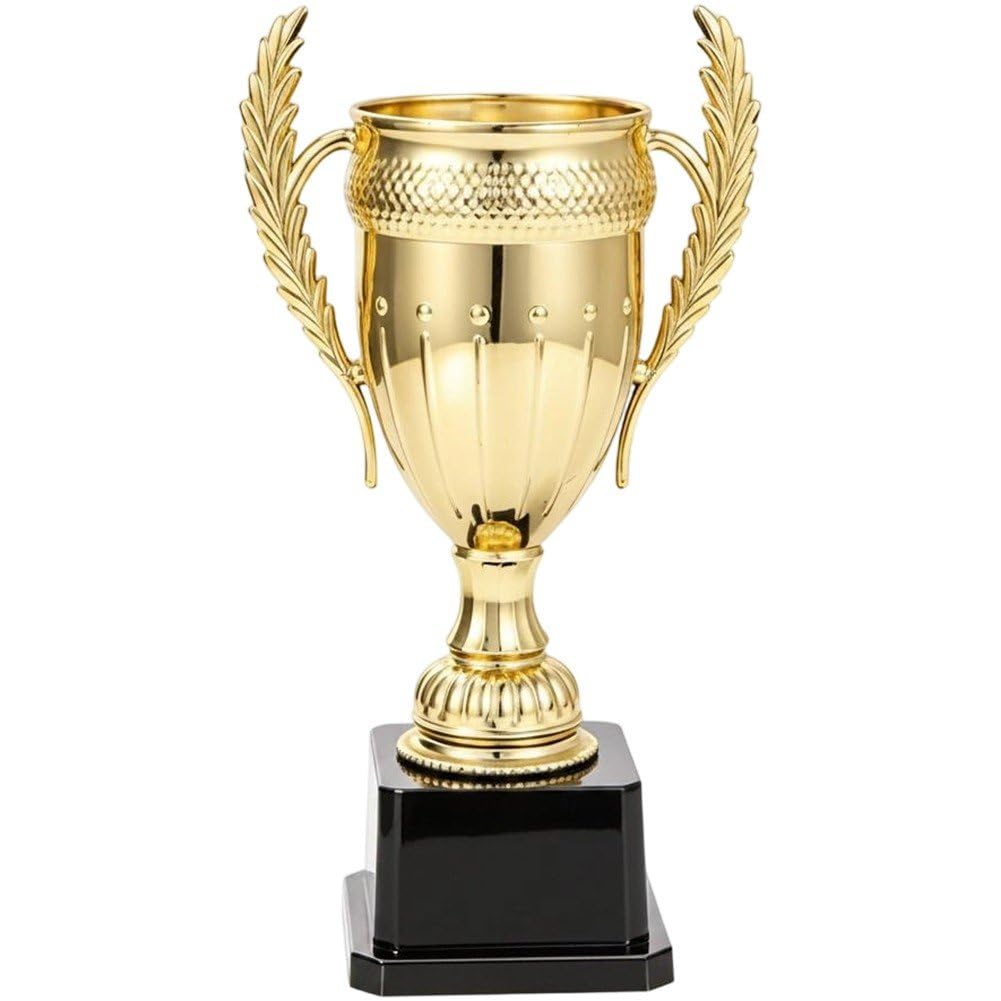 Baokuan Gold Plastic Trophy Awards, Award Cups for Competition, Appreciation Gifts, Party Favors, Sports and Employee Recognition Teacher Appreciation Gift
