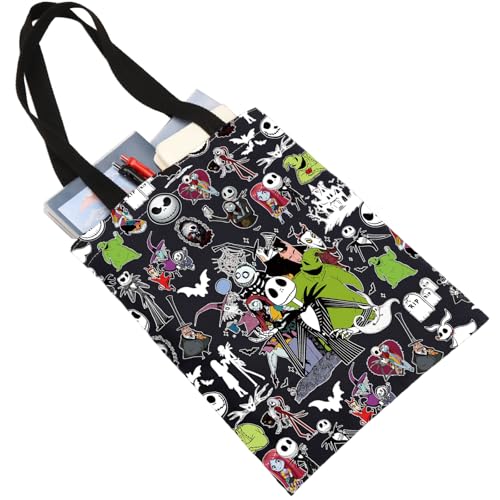 JNIAP J & S Tote Bag Zero Dog Gifts Horror Monster Gifts Horror Movie Shoulder Bag4