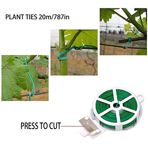 Keda Set, 9 PCS Set for Digging Planting with Storage Organizer Tote, Garden Gloves Shove, Plant Tie, Ergonomic Gifts Set for Women Men Adults