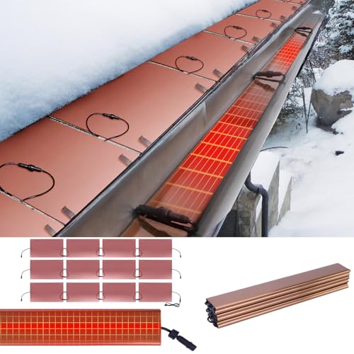 H&G Lifestyles 20ft Roof Gutter Heaters 12pcs Roof Heat Panels