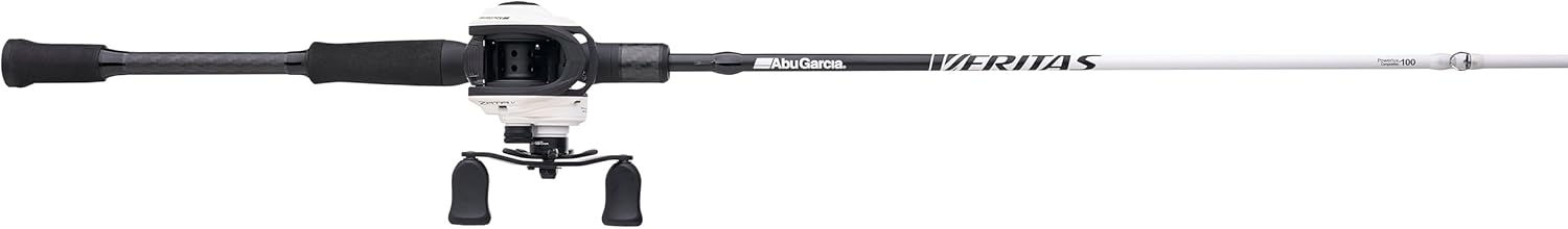 Abu Garcia Veritas Low Profile Baitcast Reel and Fishing Rod Combo