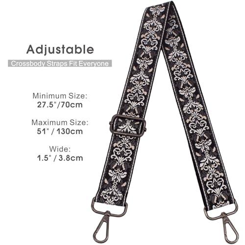 Image of Replacement Purse Strap Shoulder Strap Adjustable Crossbody Strap for Women Crossbody Wide Shoulder Bag