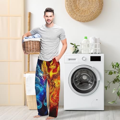 Funny Men's Pajama Pants Super Soft Sleep Lounge Pants Lightweight Pjs Bottoms with Pockets Drawstring for Men4