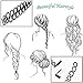 KWQ Hair Braiding Tool French Centipede Braiders Hair Styling Tool Kit Magic Hair Twist Styling Accessories(7 Pieces)