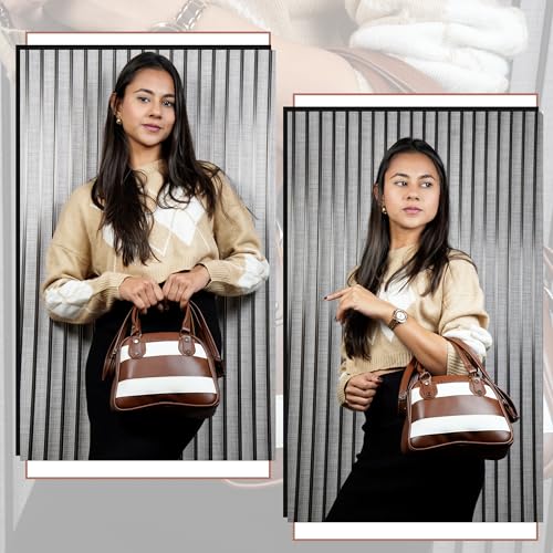 Image of Storite Women Handbag | PU Leather Top Handle Sling Bag | Stylish Crossbody Shoulder Purse for Ladies & Girls | Fashion Handbag for Office, Shopping & Travel