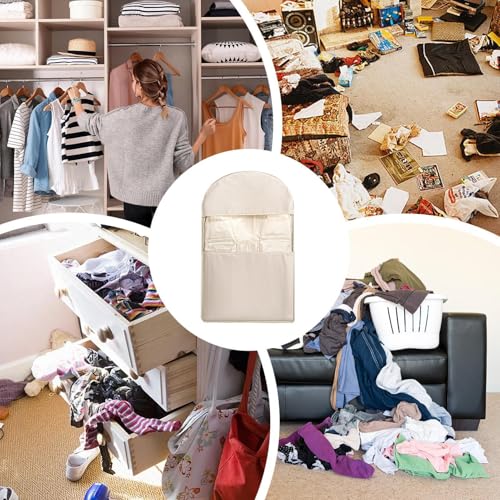 Garment Bag For Clothes | Dress Bag for Closet Clothes | Clothing Dust Bags With Self-Compression Zipper | Space-Saving Hangable Garment Covers For Bedroom Wardrobe Apartment College Dorm3