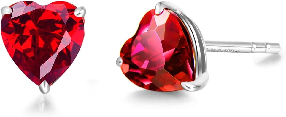 14k Solid Yellow Gold Stud Earrings Gemstone Prong Stud Earrings Fine Jewelry Gifts for Mom Women Wife Her