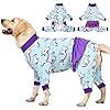 LovinPet Big Dog Onesie Pitbull Unicorn Dog Shirt Magical Unicorn Rainbow Print Lightweight Stretchy Knit Pullover Large Puppy Pajamas Large Breed Dog Jammies Pet PJsXL