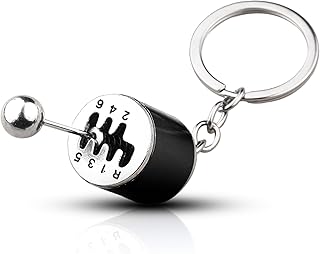 SOMUCH Six-Speed Manual Transmission Keyring - Creative Fidget Toy, Zinc Alloy Gearbox Keychain Accessories