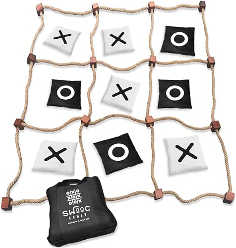 Swooc Games® - Giant Tic Tac Toe Game Outdoor (All