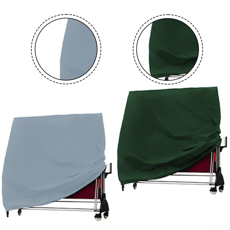 Cubierta antipolvo para mesa de tenis de mesa al aire libre Oxford 210D impermeable 165 x 70 x 185 cm