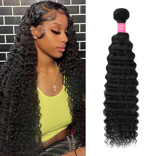 12A Human Hair Bundles 30 Inch Deep Wave Bundles...