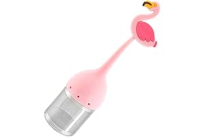 Tea Strainer Flamingo Shape Tea Infuser Silicone Tea Filter for Filtering Loose Leaf Tea