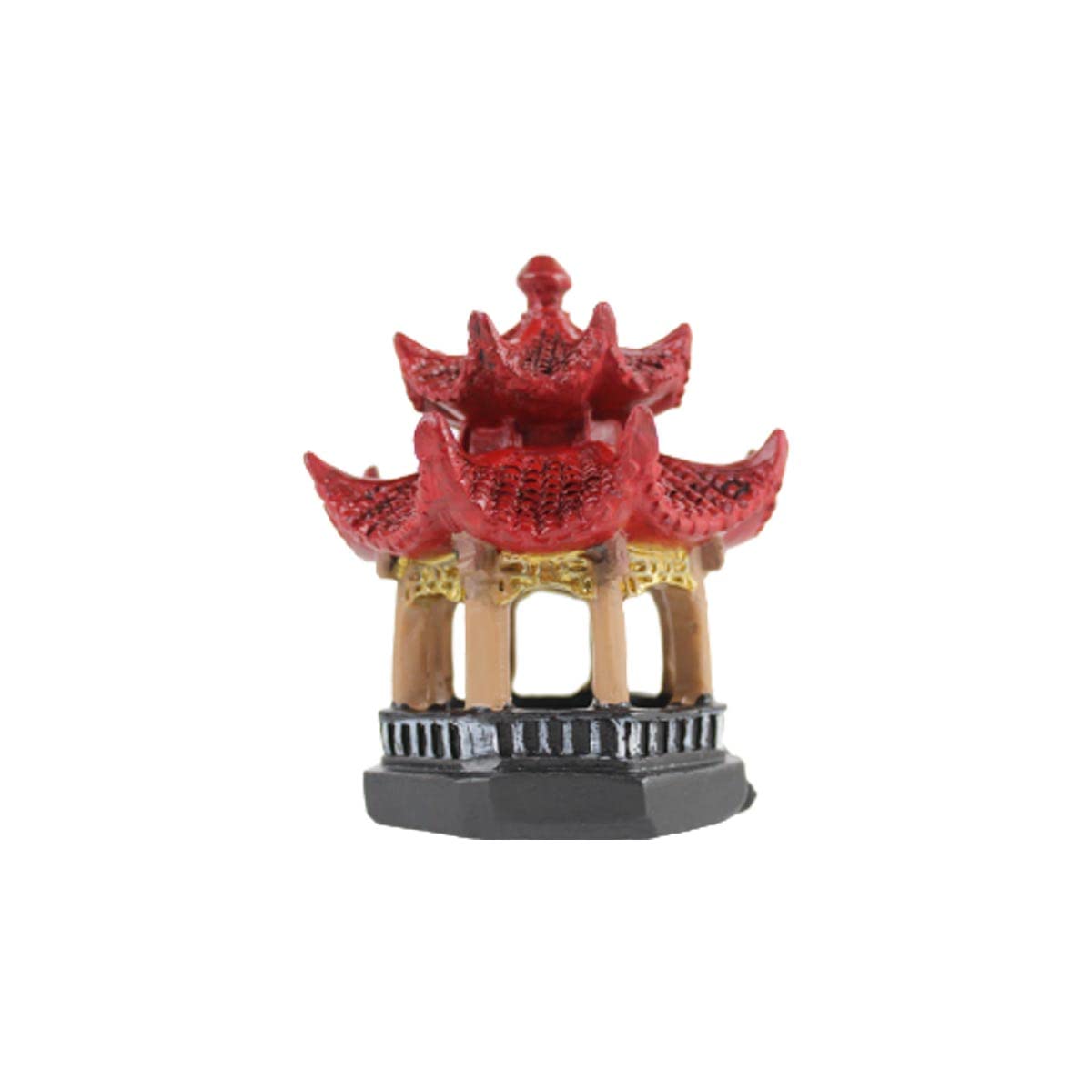 Wonderland Miniature Red Big Gazebo|Garden Miniatures| Garden Tray Garden Figurine 2