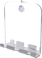 Vista 9 de Espejo de ducha sin niebla, espejo de ducha cuadrado, espejo de afeitado de baño con succión, espejo sin niebla impermeable para hombres y mujeres