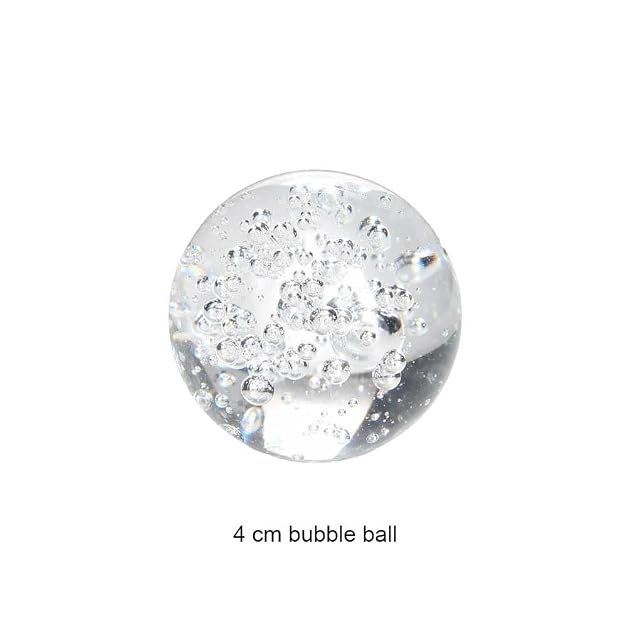 Foto 2 de 8 de Geardeangloow Bola de cristal agrietada para paisajismo, decoración de pecera, bonsái, sala de estar