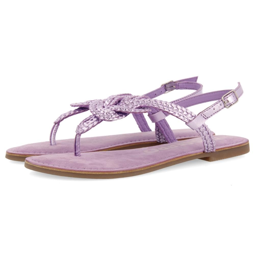 Gioseppo Sandali Fucsia In Pelle Intrecciata Per Donna Zupanja, Malva, 36 Eu-image