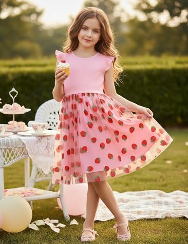 Image of PATPAT Girls Sequin Polka Dot Tutu Princess Birthday Party Dresses 3-4T