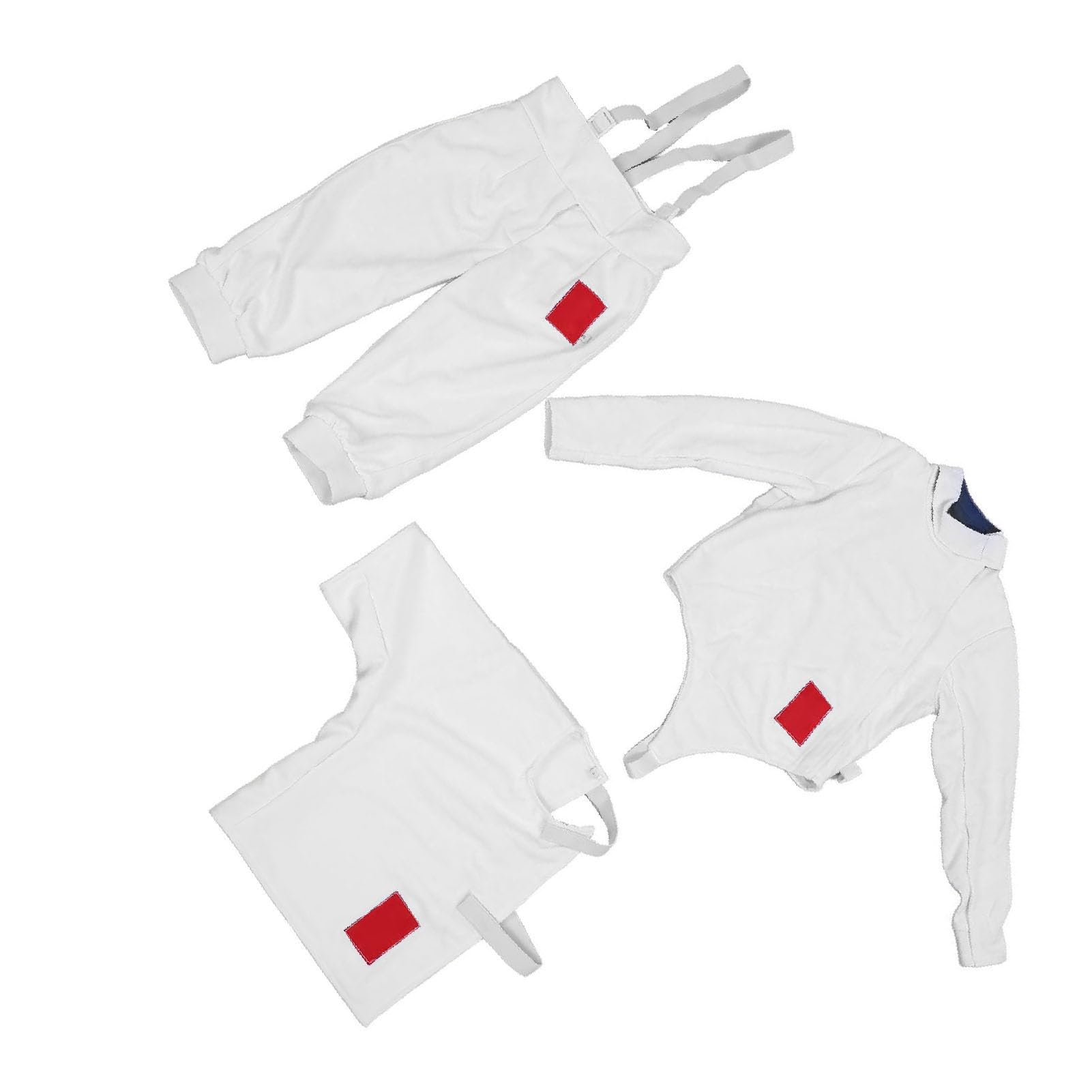 Traje de Uniforme de Esgrima CE350N Certificado para Niños y Jóvenes Ajuste Personalizable Transpirable