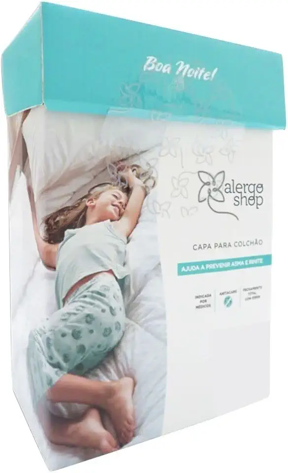 Capa Antiácaro Impermeável para Colchão Slim Tex/C190xL90xA30cm