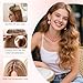 S-noilite Halo Hair Extension Invisible Wire in Real Remy Human Hair Extensions with Clips Adjustable Hidden Wire in Hair Extension for Women 12 inch Dark Brown