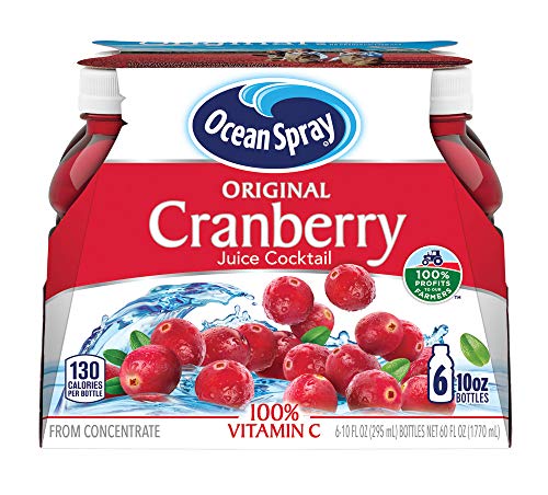 Ocean Spray Cranberry Juice Cocktail, 10 Ounce Bottle (Pack of 6)
