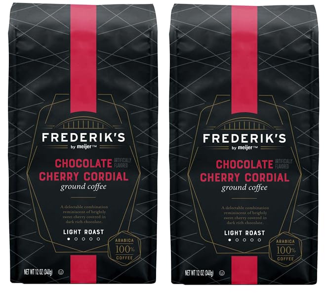 Pack Of 2 Chocolate Cherry Cordial Ground Coffee 12 oz.