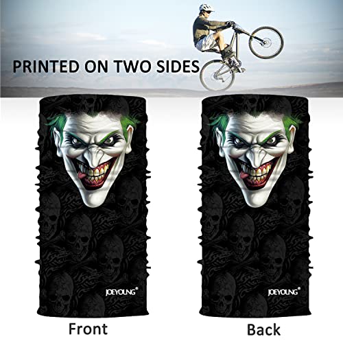 Image of JOEYOUNG Skull Face Mask UV Sun Dust Neck Gaiter Bandana Headwear Motorcycle