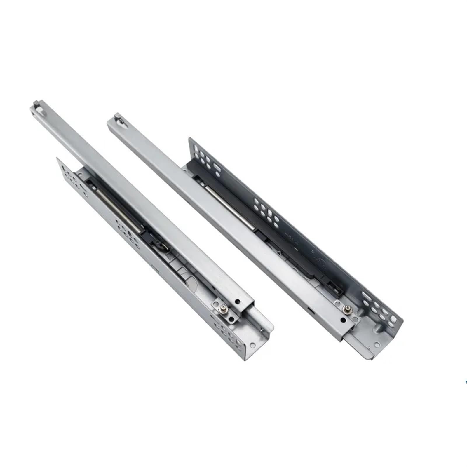 Glissière de tiroir avec tampon d'amortissement hydraulique 25kg