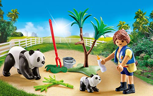 PLAYMOBIL 70105 City Life Panda Caretaker Large Carry Case Set 21.0 x 5.5 x 16.3 cm, Multicolor – Bild 5