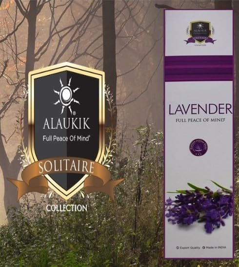 Alaukik Incense Sticks LAVANDER | Experience the Peaceful Fragrance for Aroma & Relaxation - 50g.