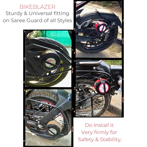 Image of BIKEBLAZER Semi-Automatic Full Body Bike Covers | Heavy Duty Device | Water Resistant | UV Safe | 100% Dust Proof | Anti-Theft & Scratch Proof Bike Cover | Compatible for All Triumph Motorcycles BCK