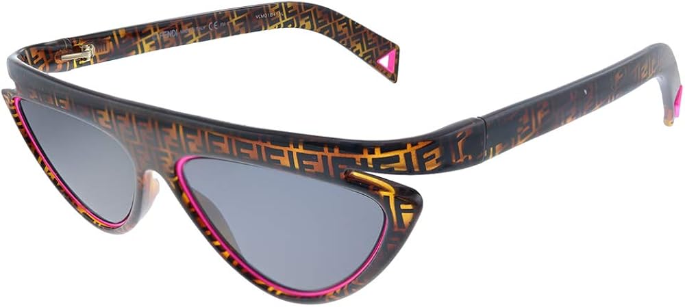 Fendi, Occhiali da Sole PER  DONNA, realizzati in acetato tartarugato decorato con il monogramma `FF` FF 0383/S