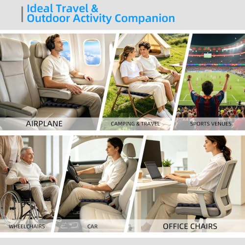 Airplane seat Cushion-Inflatable Travel Seat Cushion for Long flights — view 5