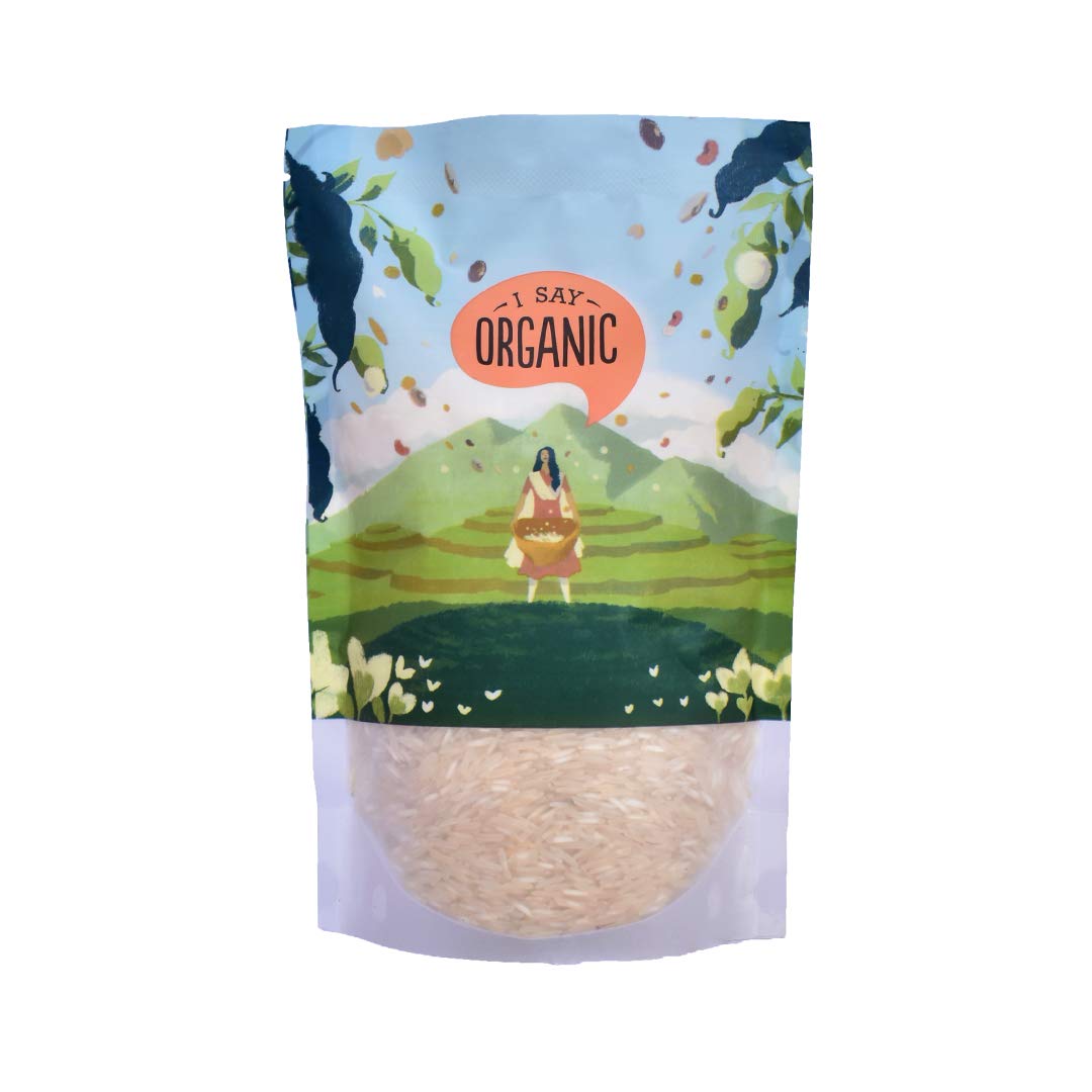 I Say Organic - Premium Organic White Basmati Rice (Chawal) | 1kg | Long Grains, Rich Aroma | Natural & Chemical Free (B0894JZZRP) Amazon Price History, Amazon Price Tracker
