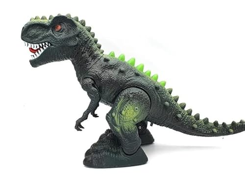 Dinossauro de Brinquedo Tiranossauro Rex Movimento luz e Som (Verde)