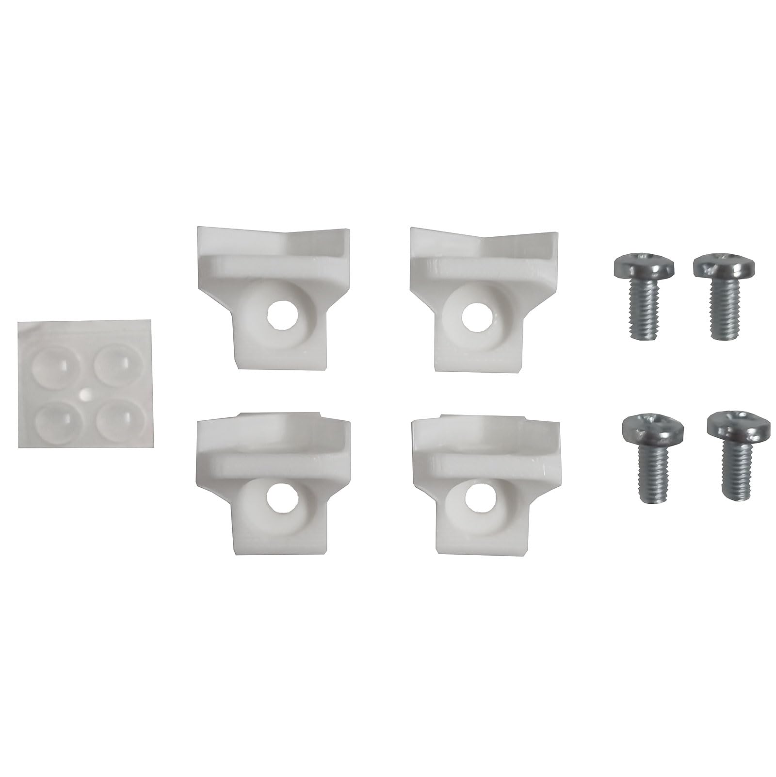Acrylic Shelves to Fit Blaliden Cabinets - 320mm x 287mm x 4mm - Collectable Display - Extra Shelves (DSA/BL+) (With White Brackets, 4)
