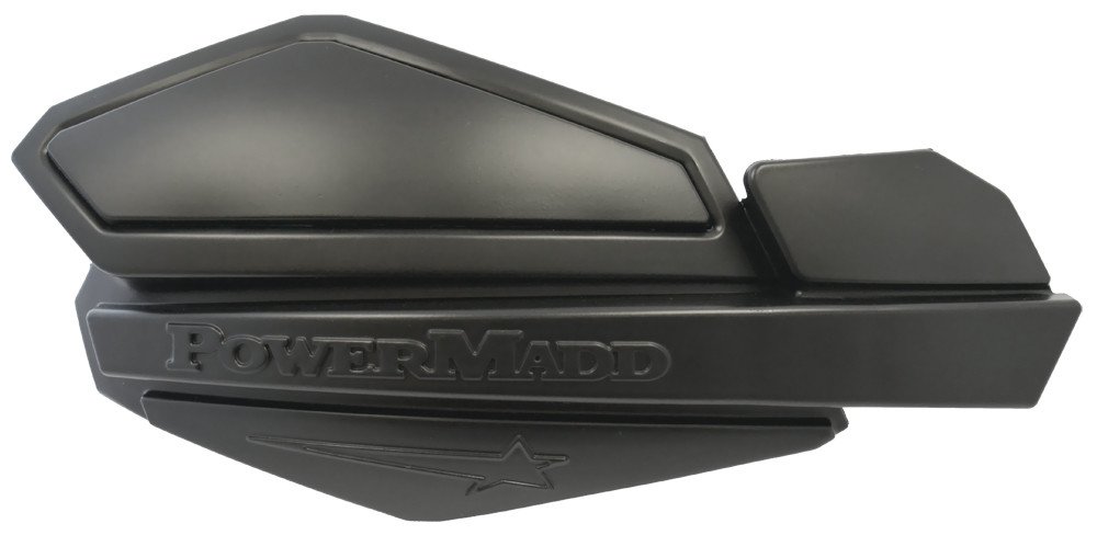 PowerMadd 34233 Protector de manos serie Star negro mate