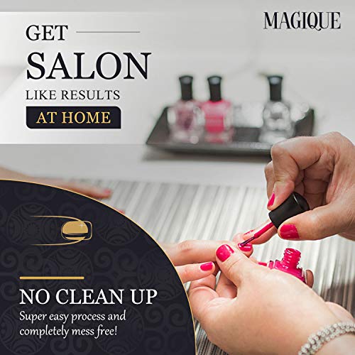 Simply Peel Liquid Latex for Nails - Nail Polish Protector for Fingers - Nail Peel Off Liquid Tape - Peel Away Liquid Nail Tape - Nail Polish Guard - Nail Latex Peel Off - Magique SecondSkin 0.5 Fl Oz