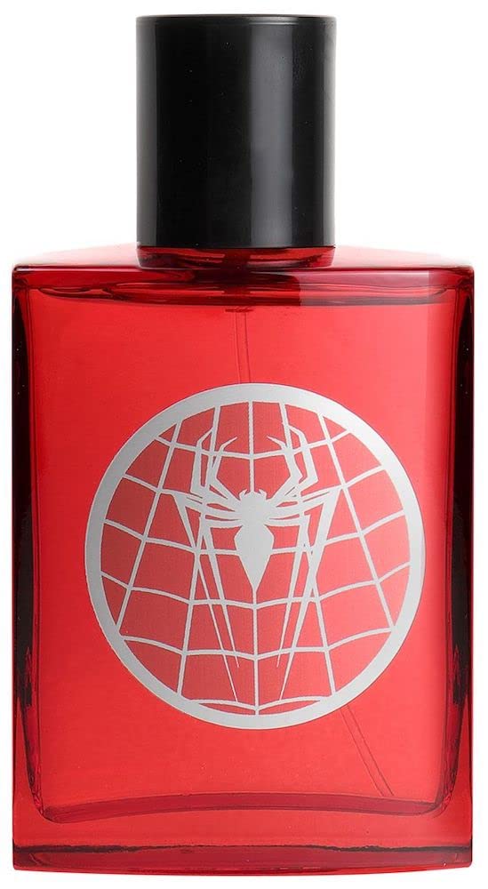 Spiderman - Profumo per bambini in bottiglia di vetro fresco (100 ml) - Regalo Marvel per ragazzi, profumi per bambini e adulti
