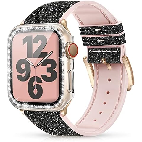 MARGE PLUS for Watch Band with Case, Glitter Strap for Women（FD79534791） Cover