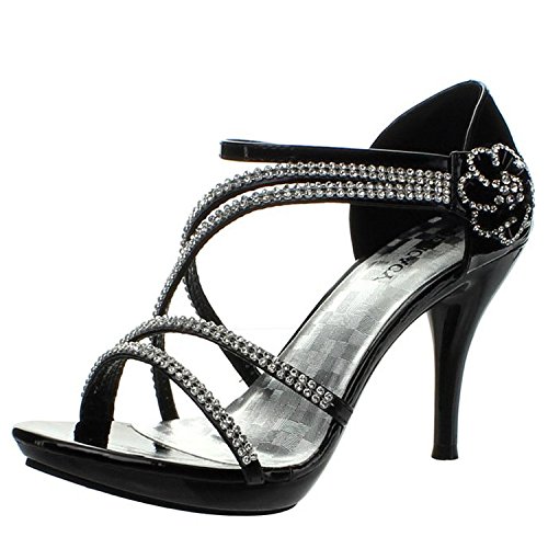Delicacy Women's Essential-28 Dress Pumps Shoes,Black,8.5