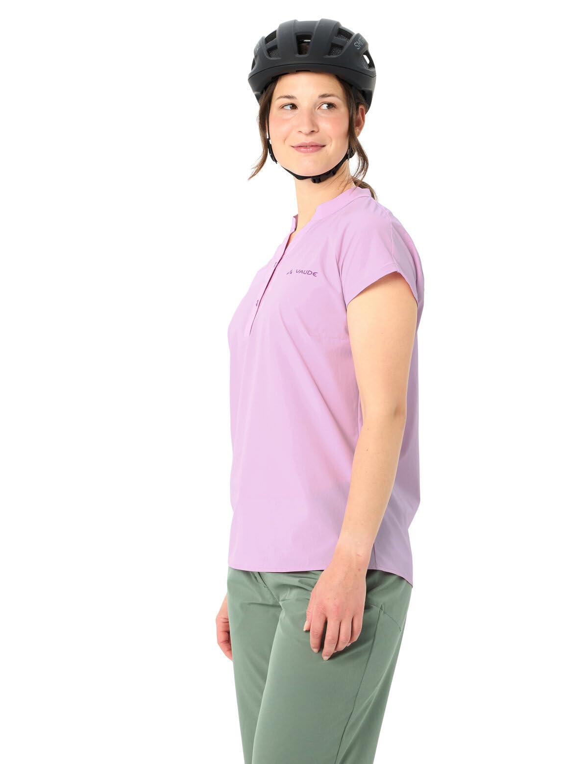 VAUDE Yaras SL Shirt II, atmungsaktiv & elastisch – Raspberry – Gr. 42