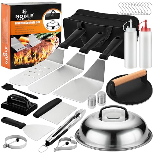 N NOBLE FAMILY 27 PCS Griddle Accessories Kit, Flat Top ...
