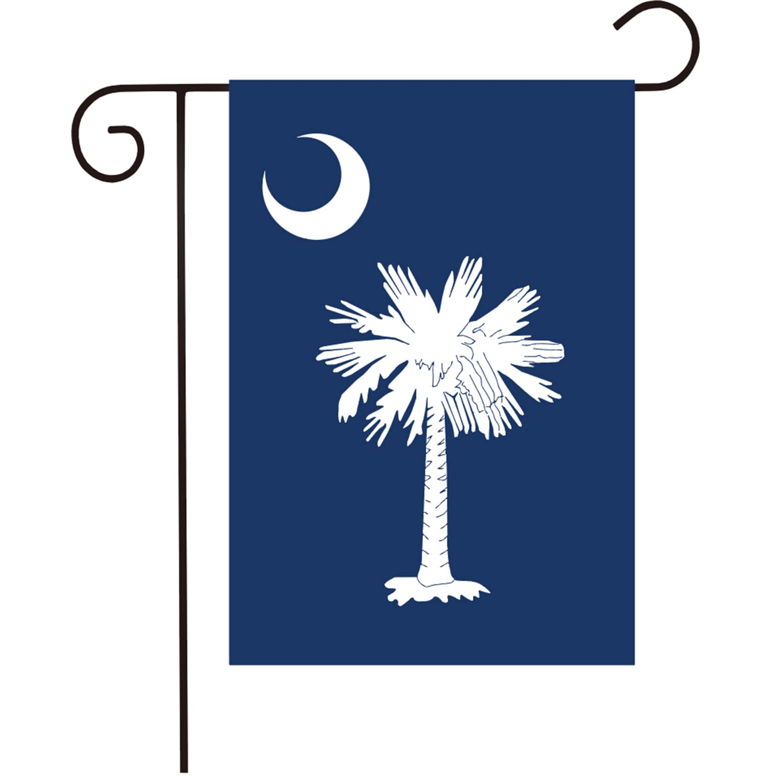 South Carolina State Garden Flag 12x18 Double Sided Outdoor-SC FlagsHeavy Duty Vivid Color Yard Flag Lawn Decoration South Carolina Gifts Outdoor Indoor House Decor