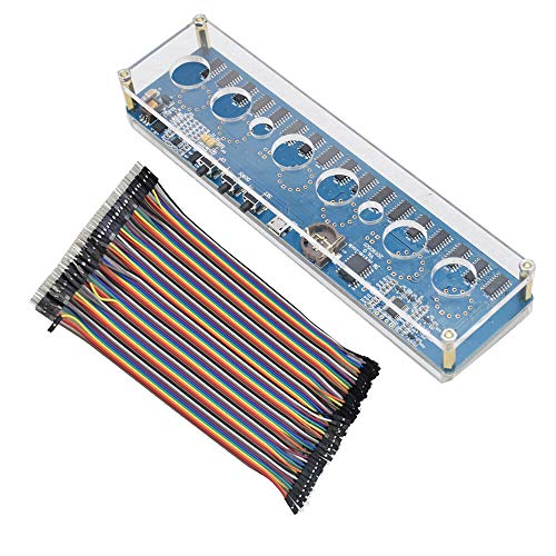 Dauerhaft 5V 1A IN14 Nixie LED-Uhr Glührohr Clock-Modul-Brett Motherboard for IN14 Schlauch Digital-Uhr ohne Tubes Leicht zusammenzubauen