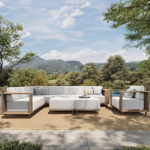 HERA’S HOUSE 9-Piece Yellow Rattan