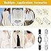 ROPAKED 6 Pcs Cinch Clip Vintage Dress Clips Back Cinch Sweater Clips to Hold Sweater Together Shawl Cardigan Collar Clip to Tighten Dress Pant Waist Tightener for Women(Modern)