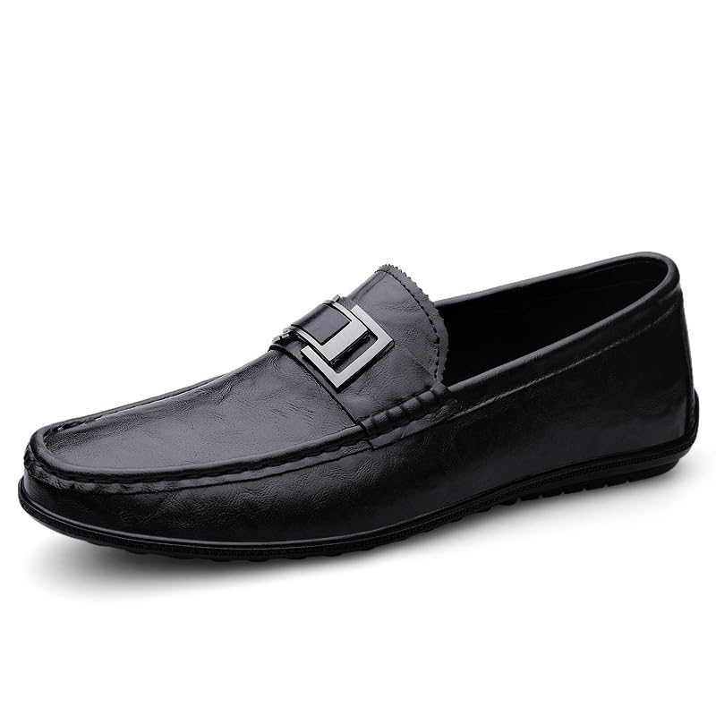 Men's Slip On Dress Shoes Comfortable Fashion Men Leather Casual Loafers Shoes Business Office Wedding Formal Modern Oxfords
